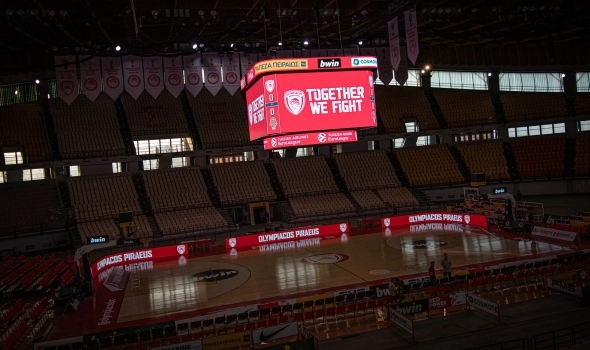 LED screens and center-hung at Peace and Friendship Arena, Athens