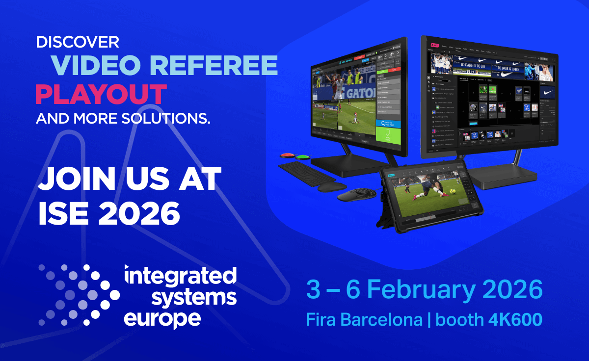 ISE 2026 Visit the Goal Sport Tech Stand 4K600
