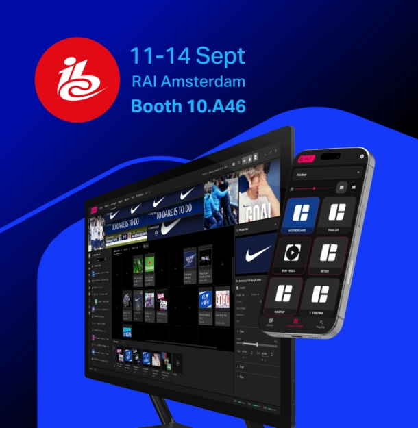 IBC 2026 Visit the Goal Sport Tech Booth 10.A46