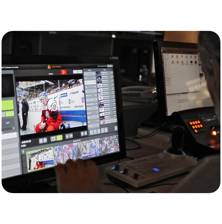 Live production in sports events