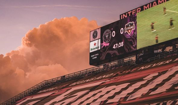 Inter Miami CF Giant Screen Scoreboard