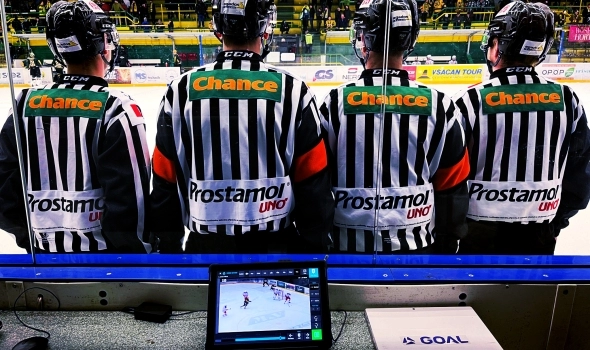 GS Video Referee Tablet-based at Czech Chance Hockey Liga