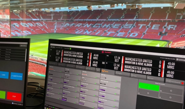 Goal Sport Software Venue Control at Old Trafford stadium