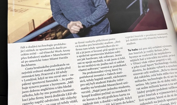 Forbes Magazine featuring GST's CEO Jan Smrček