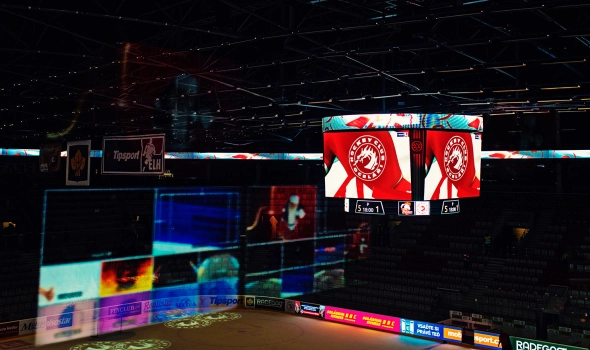 Werk Ice Arena in Třinec, Czechia — a 360º venue control system powered by Goal Sport Technology